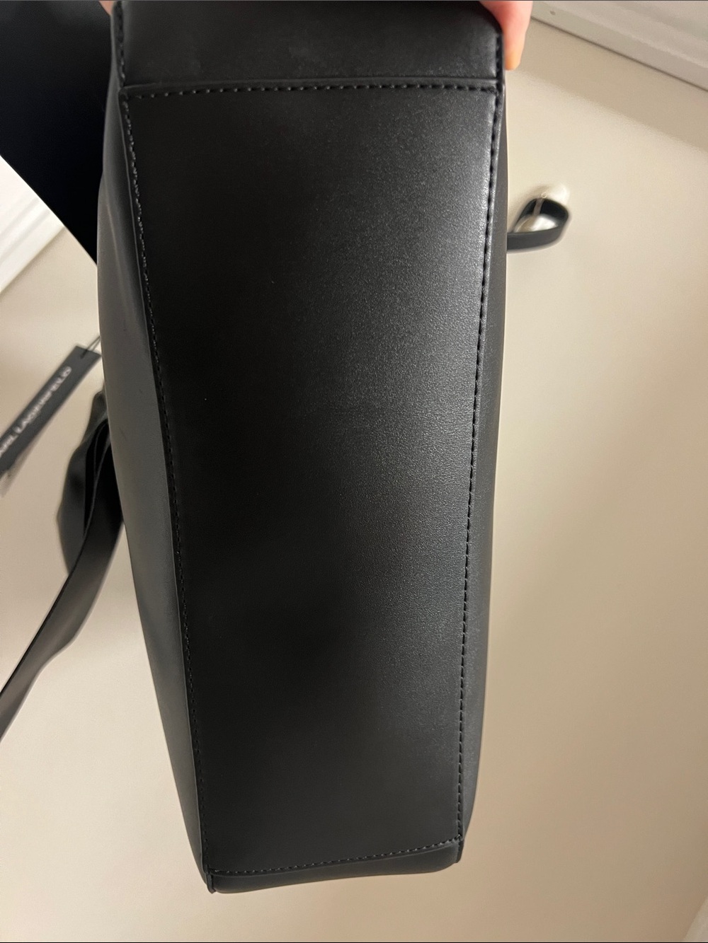 Karl Lagerfeld Black Tote with Signature Bow - Picture 5 of 7